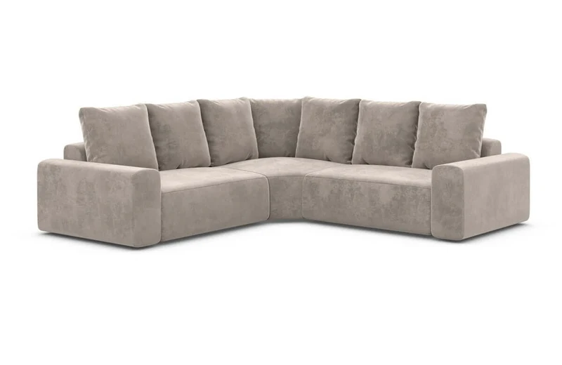 Couch Gomera L-Form in Stoff