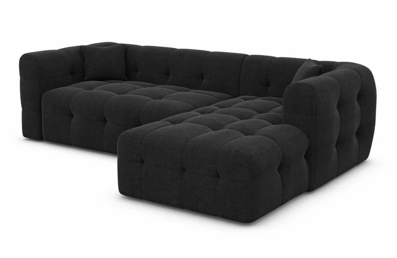 Couch Sevilla L-Form in Stoff