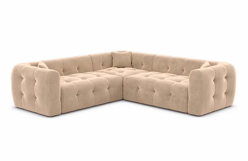 Stoff Ecksofa Sevilla L-Form