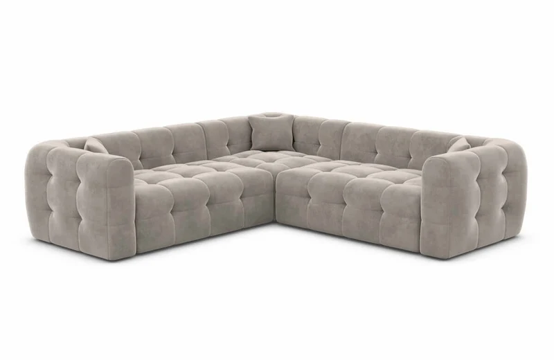 Stoff Ecksofa Sevilla L-Form