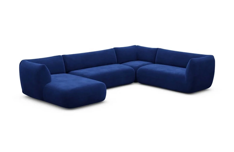 XXL Wohnlandschaft Madrid U-Form aus Stoff