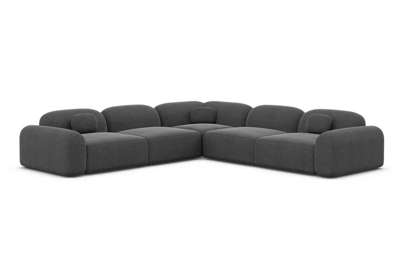 Ecksofa Barcelona L-Form aus Stoff
