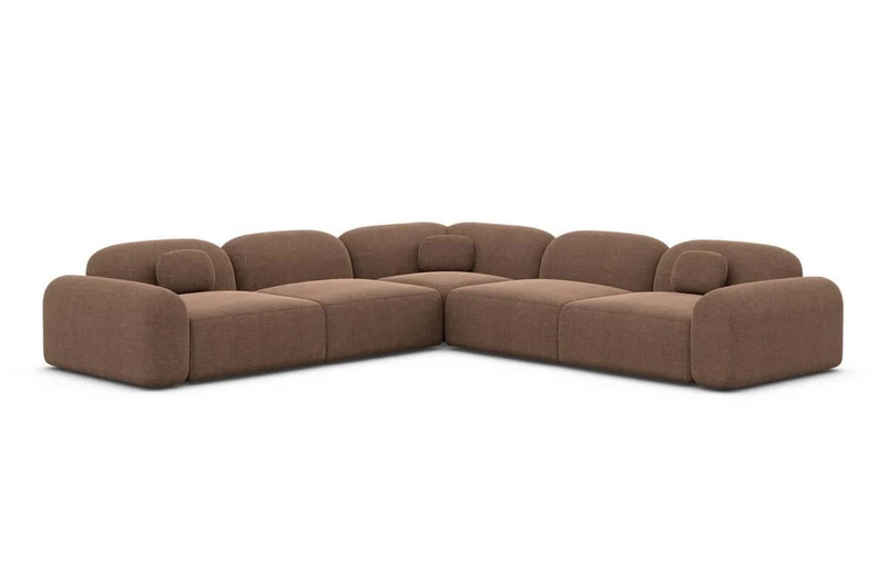 Ecksofa Barcelona L-Form aus Stoff