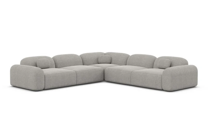 Ecksofa Barcelona L-Form aus Stoff