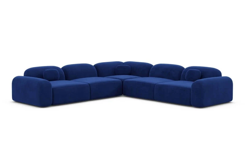 Ecksofa Barcelona L-Form aus Stoff