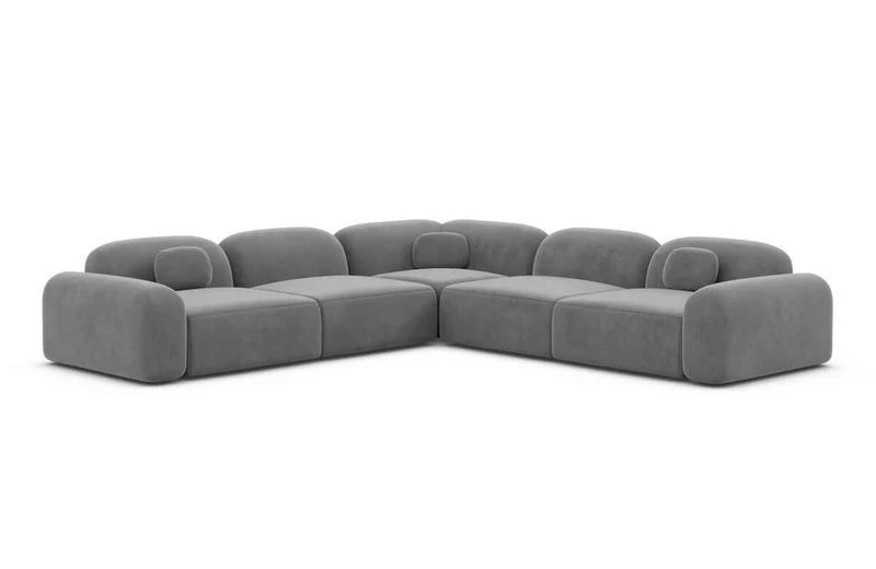 Ecksofa Barcelona L-Form aus Stoff