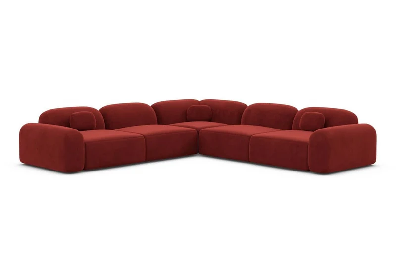 Ecksofa Barcelona L-Form aus Stoff