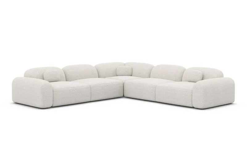 Ecksofa Barcelona L-Form aus Stoff