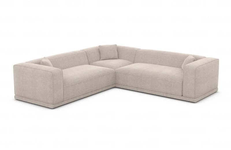 Stoff Ecksofa Merida L-Form