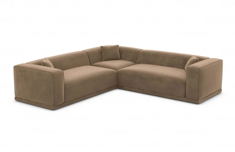 Stoff Ecksofa Merida L-Form