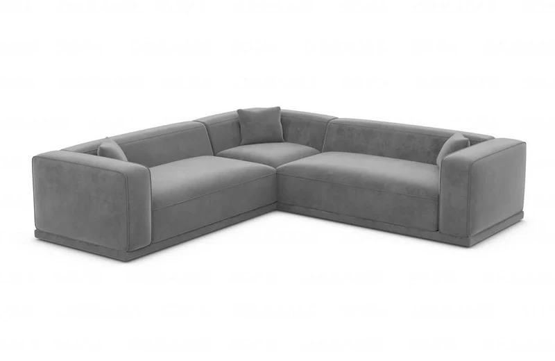 Stoff Ecksofa Merida L-Form