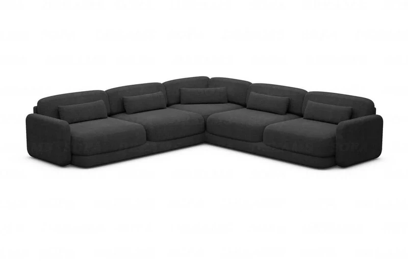 Ecksofa Valencia L-Form aus Stoff