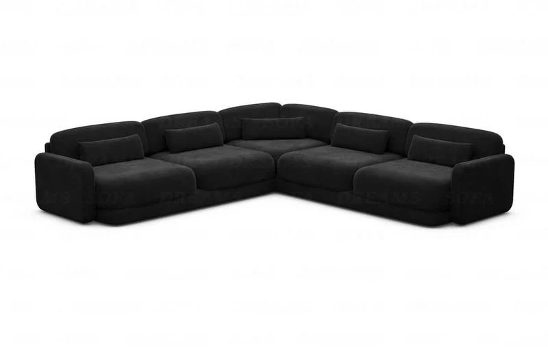 Ecksofa Valencia L-Form aus Stoff