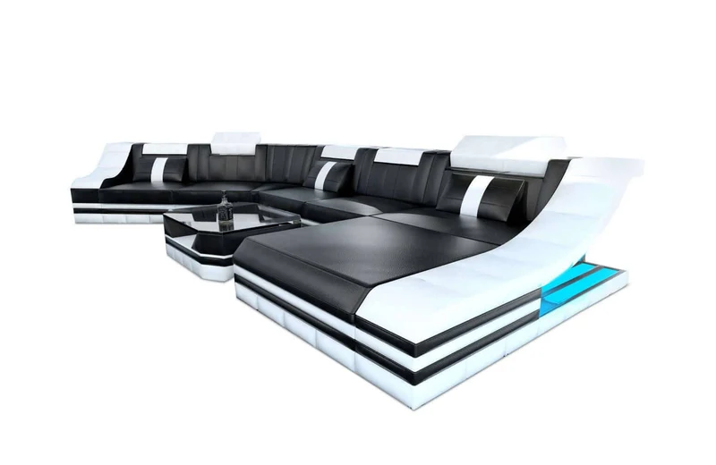 Mini Sofa Turino CL-Form aus Leder