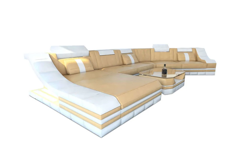 Mini Sofa Turino CL-Form aus Leder