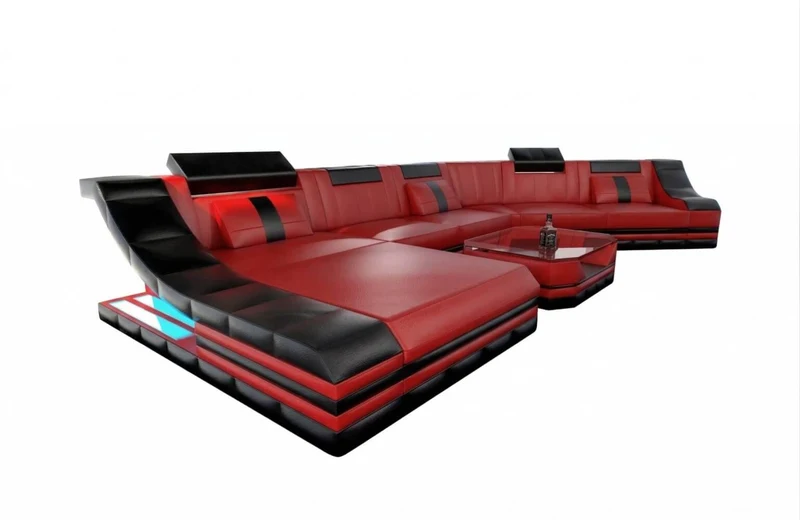 Mini Sofa Turino CL-Form aus Leder
