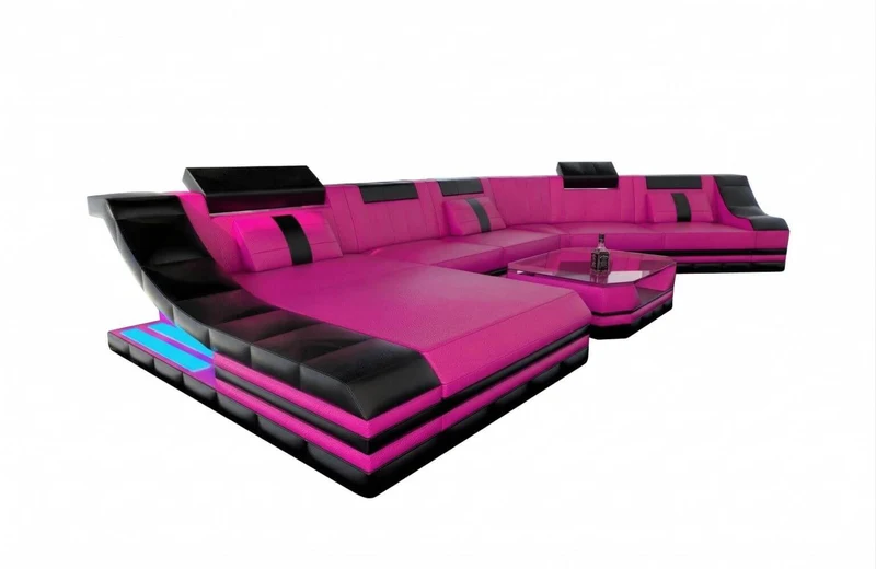 Mini Sofa Turino CL-Form aus Leder