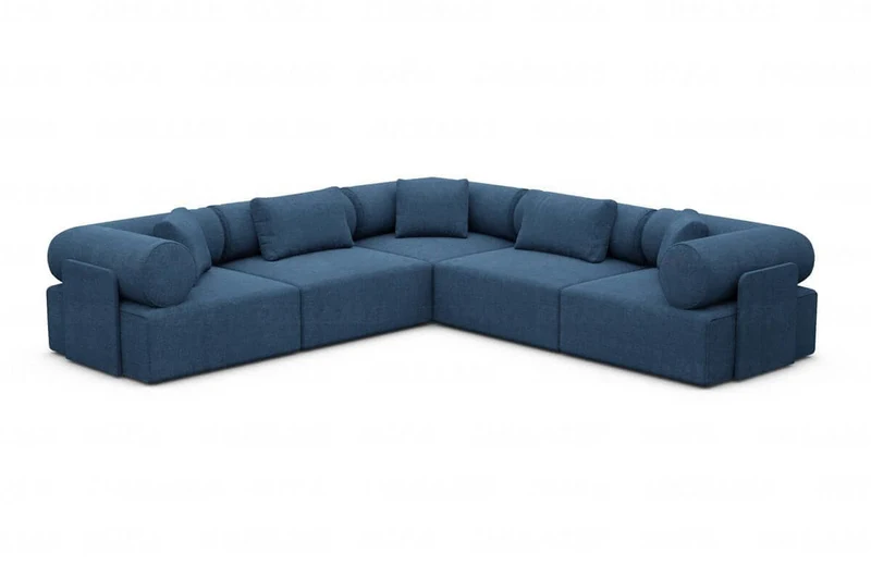 Ecksofa Laguardia L-Form aus Stoff