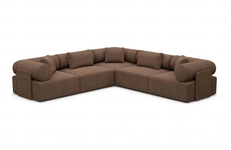 Ecksofa Laguardia L-Form aus Stoff