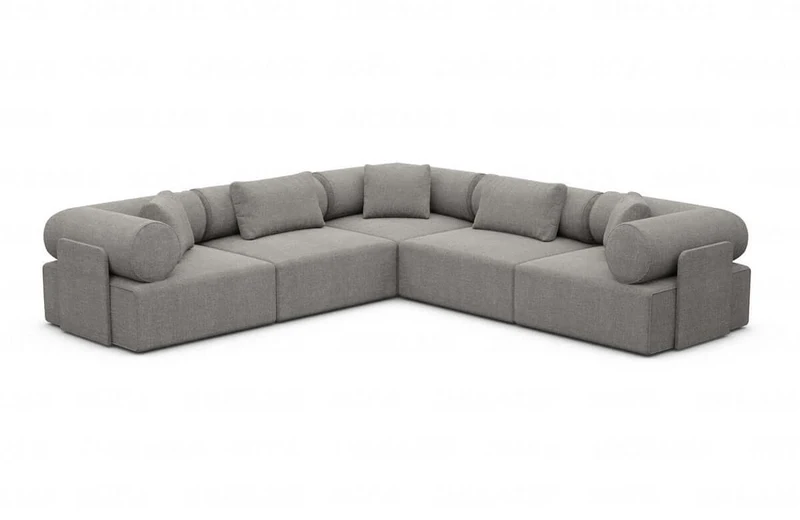 Ecksofa Laguardia L-Form aus Stoff