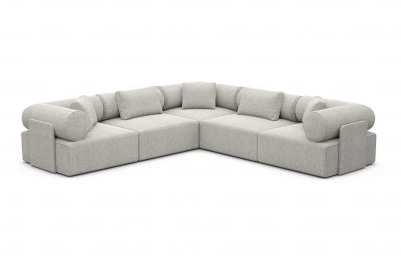 Ecksofa Laguardia L-Form aus Stoff