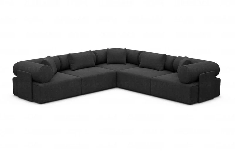 Ecksofa Laguardia L-Form aus Stoff