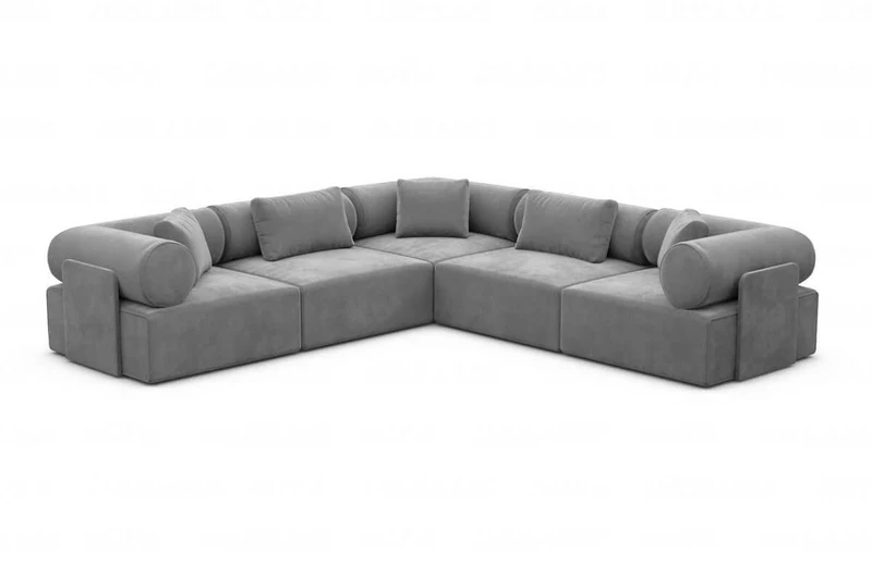 Ecksofa Laguardia L-Form aus Stoff