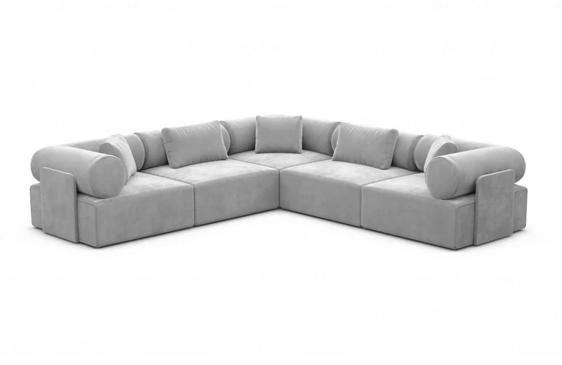 Ecksofa Laguardia L-Form aus Stoff