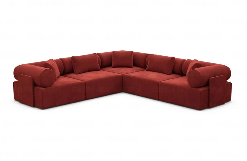 Ecksofa Laguardia L-Form aus Stoff