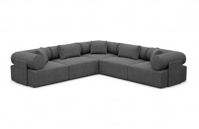 Ecksofa Laguardia L-Form aus Stoff