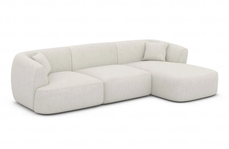 Ecksofa Tabarca L-Form aus Stoff
