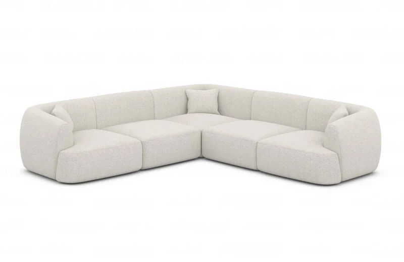 Stoff Ecksofa Tabarca L-Form