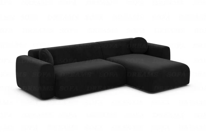 Ecksofa Cortegada L-Form aus Stoff Kurz