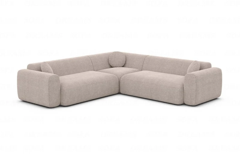 Ecksofa Cortegada L-Form aus Stoff