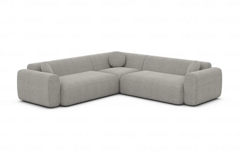 Ecksofa Cortegada L-Form aus Stoff