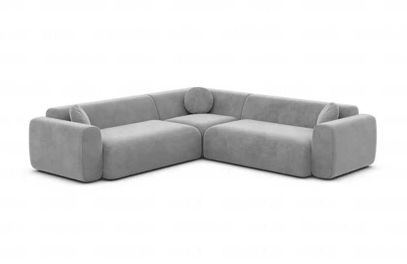 Ecksofa Cortegada L-Form aus Stoff