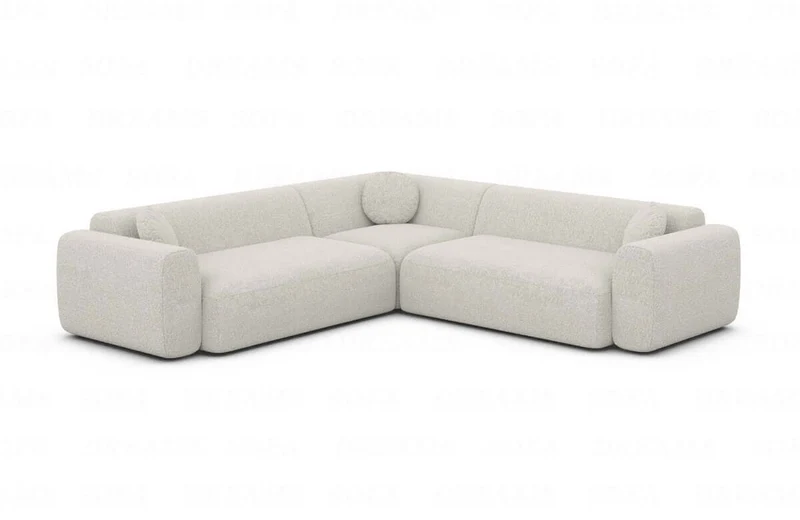 Ecksofa Cortegada L-Form aus Stoff