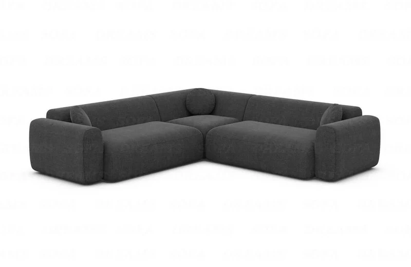 Ecksofa Cortegada L-Form aus Stoff