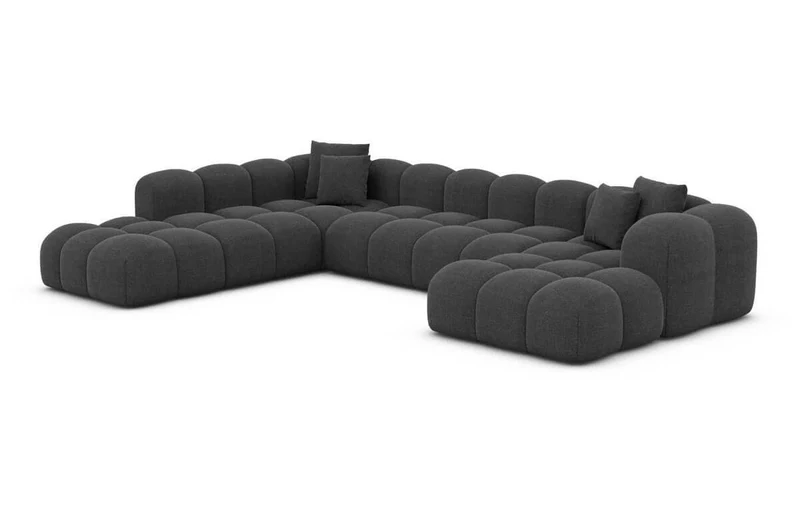 Wohnlandschaft Formentera XXL U-Form in Stoff