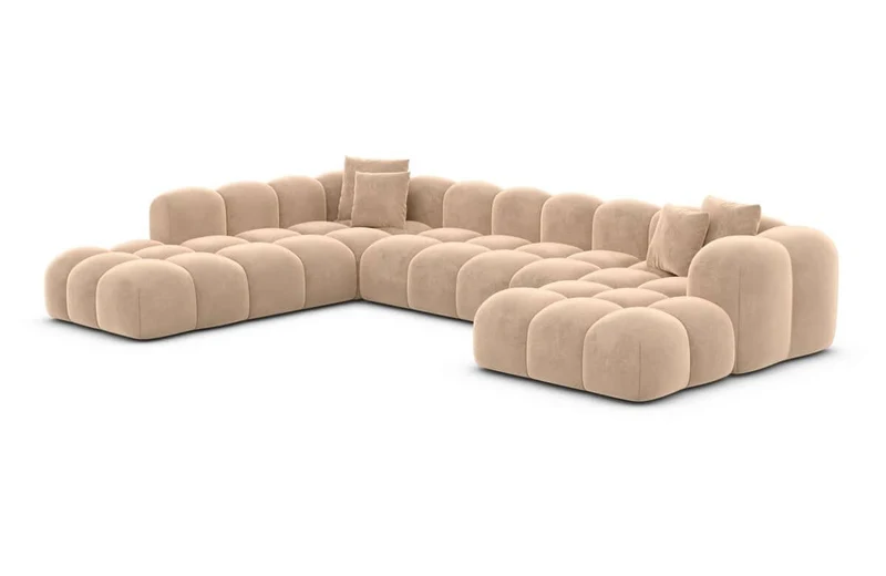 Wohnlandschaft Formentera XXL U-Form in Stoff