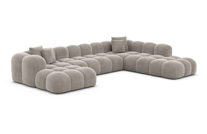 Wohnlandschaft Formentera XXL U-Form in Stoff