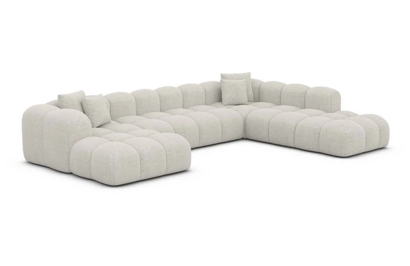 Wohnlandschaft Formentera XXL U-Form in Stoff