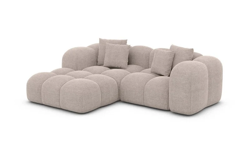 Mini Stoff Ecksofa Formentera L-Form