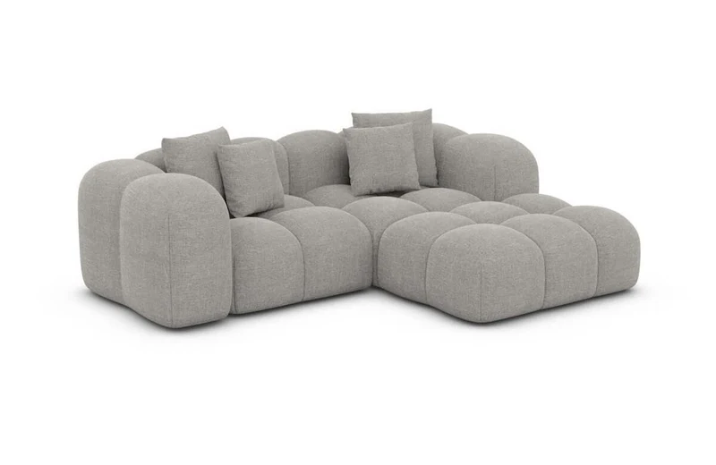 Mini Stoff Ecksofa Formentera L-Form