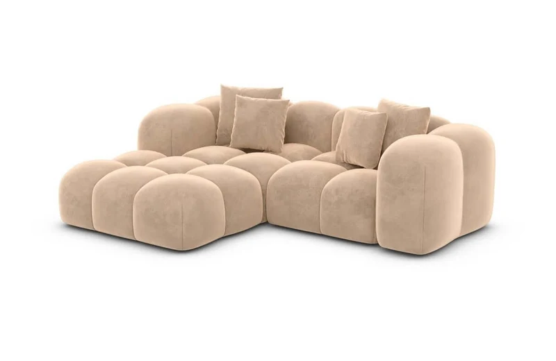 Mini Stoff Ecksofa Formentera L-Form