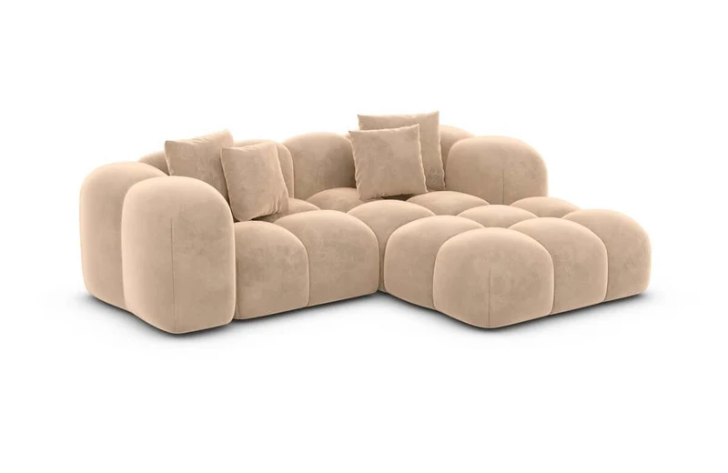Mini Stoff Ecksofa Formentera L-Form