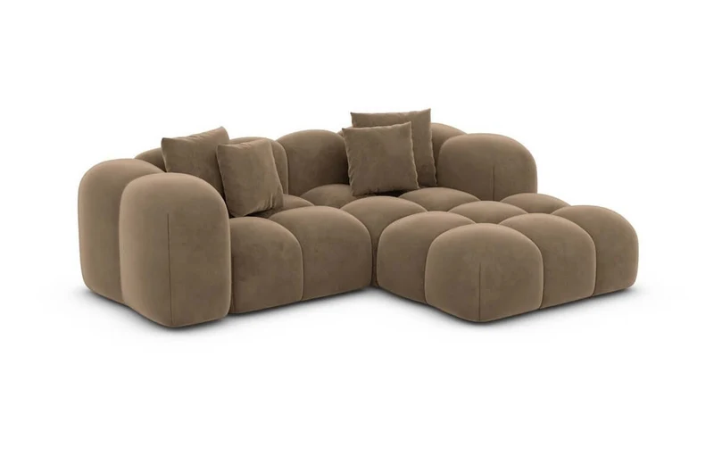 Mini Stoff Ecksofa Formentera L-Form