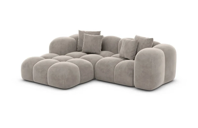 Mini Stoff Ecksofa Formentera L-Form