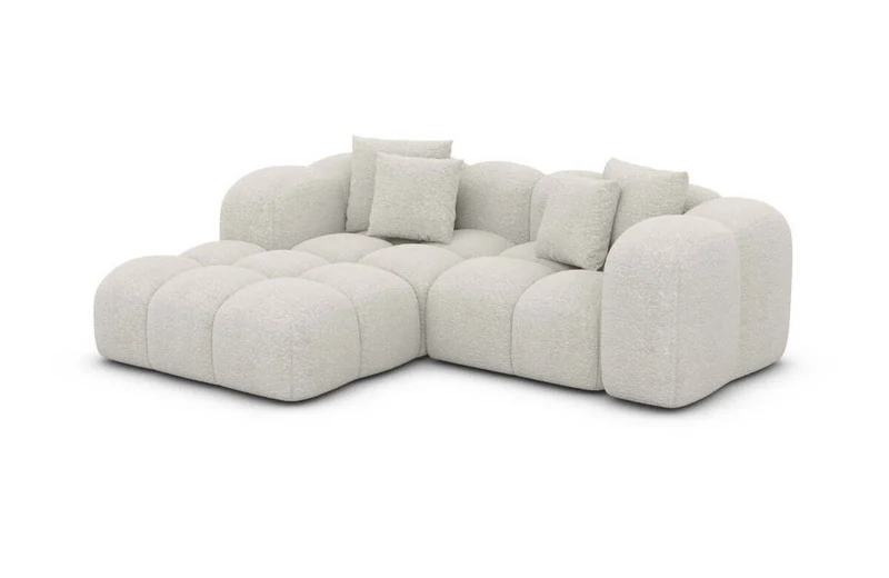 Mini Stoff Ecksofa Formentera L-Form