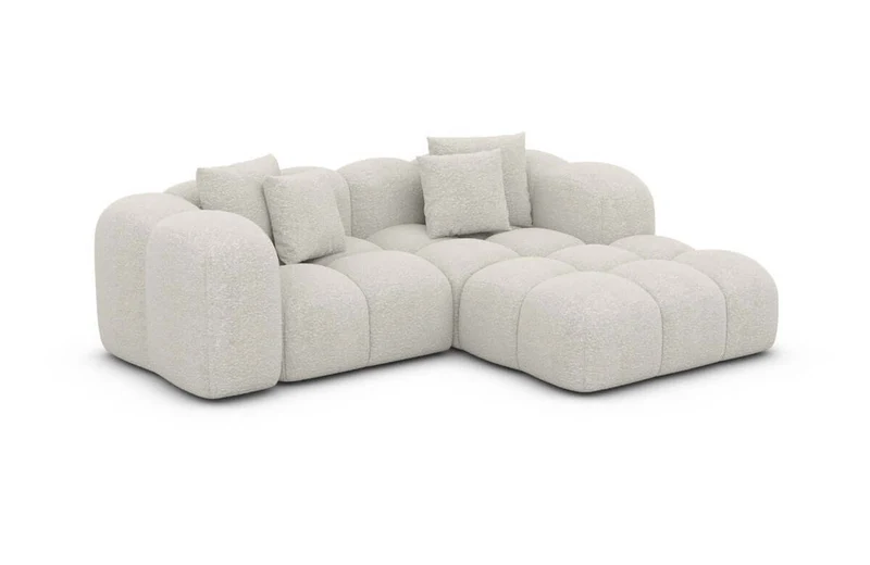 Mini Stoff Ecksofa Formentera L-Form
